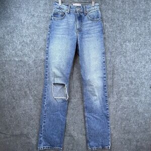 Revice Jeans Womens 23 Straight Ripped Knee Y2K‎